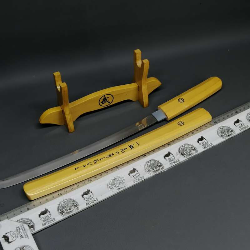 Original Hand Crafted Japanese Wood Sleeved Katana, Scabbard and Stand!!! 500mm