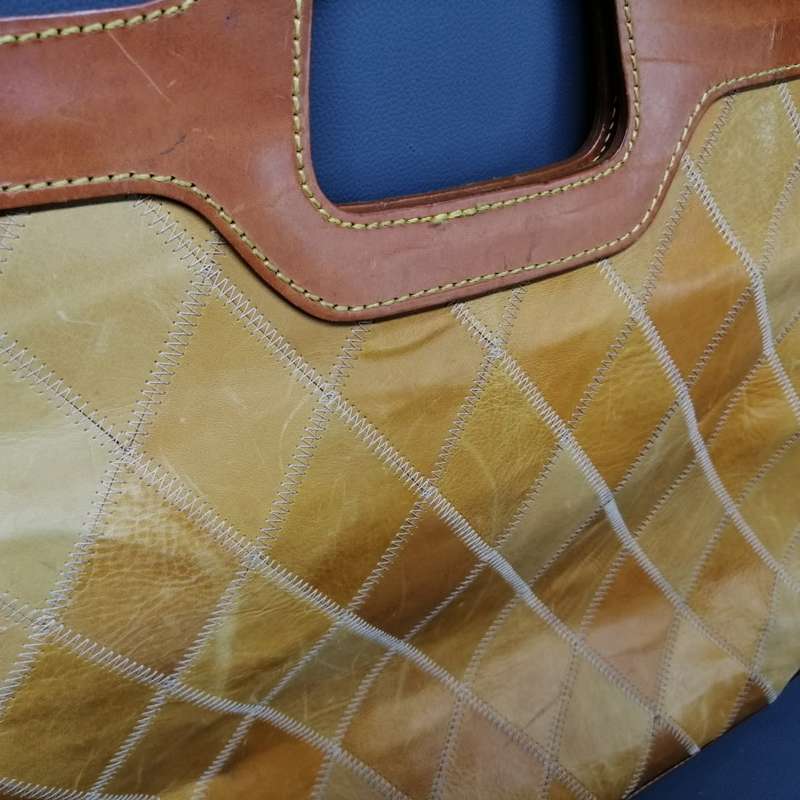 Original Genuine Ostrich and Leather Ladies Handbag!!!