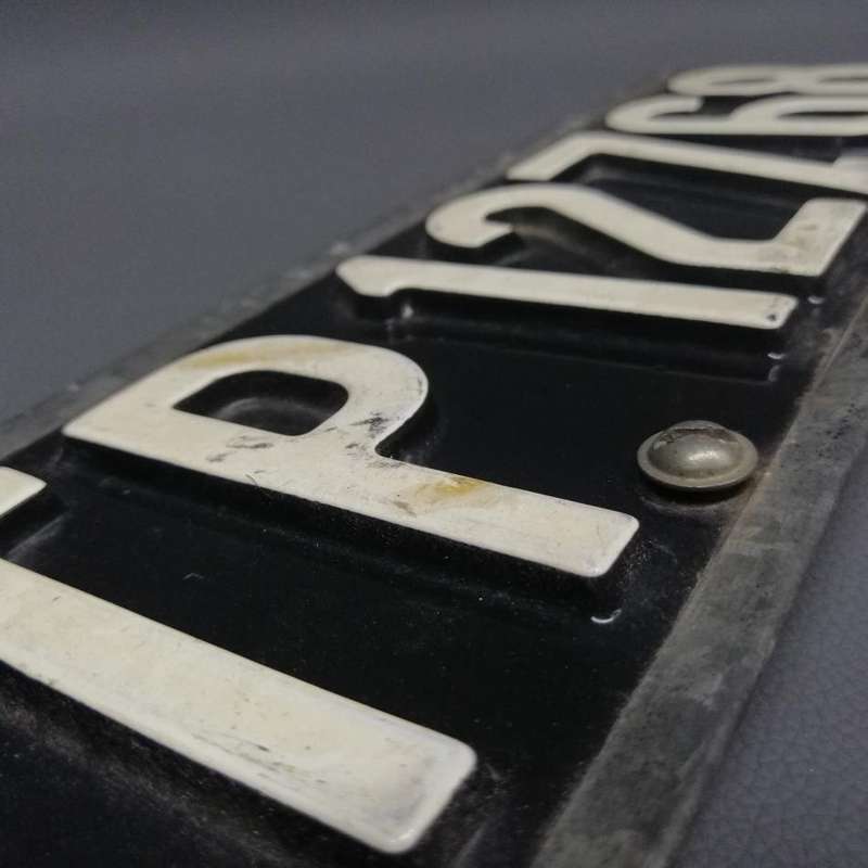 RARE!!! Original Embossed Metal South African Transvaal Province Number Plate!!!