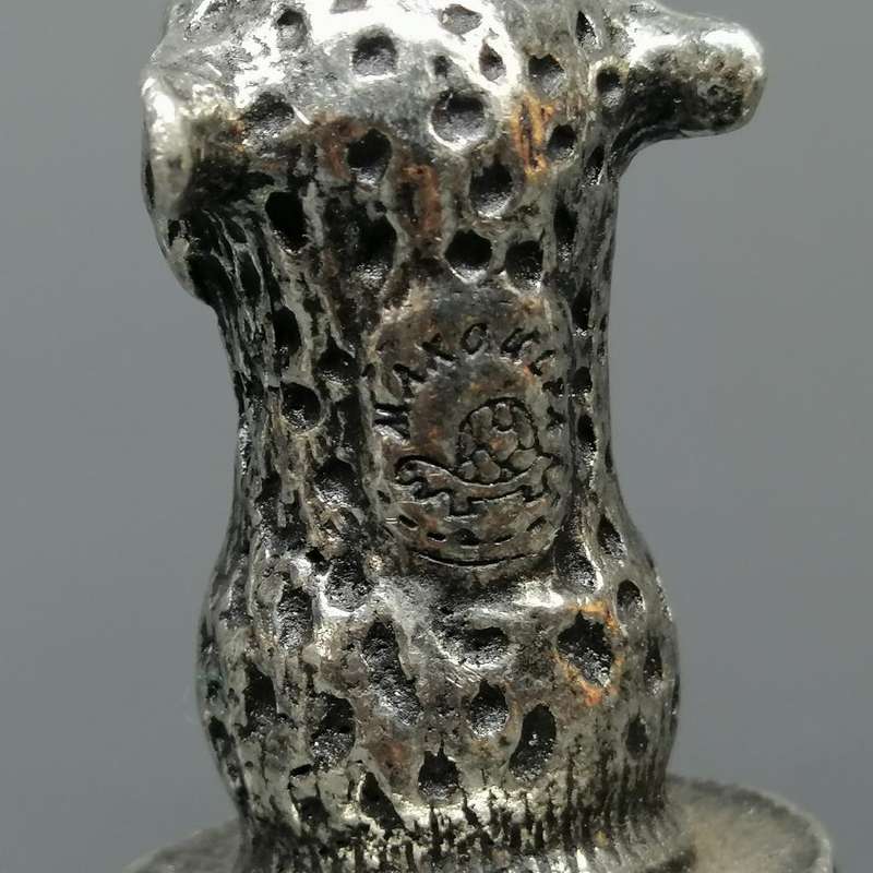 South African Cast Silver Metal Leopard Themed Wine Bottle Topper!!!