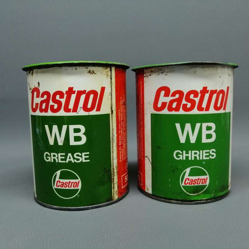 Original Vintage CASTROL Wheel Bearing Grease 500g Tin!!! Bid Per Can!!!