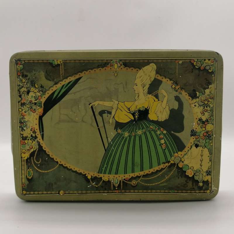 RARE!!! 1940's Dutch Rademaker's Lithographed Chocolate Tin Container!!!