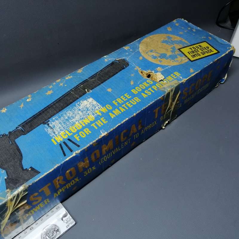 RARE!!! Vintage Boxed 1960's Charles Frank Junior Astronomical Telescope!!!