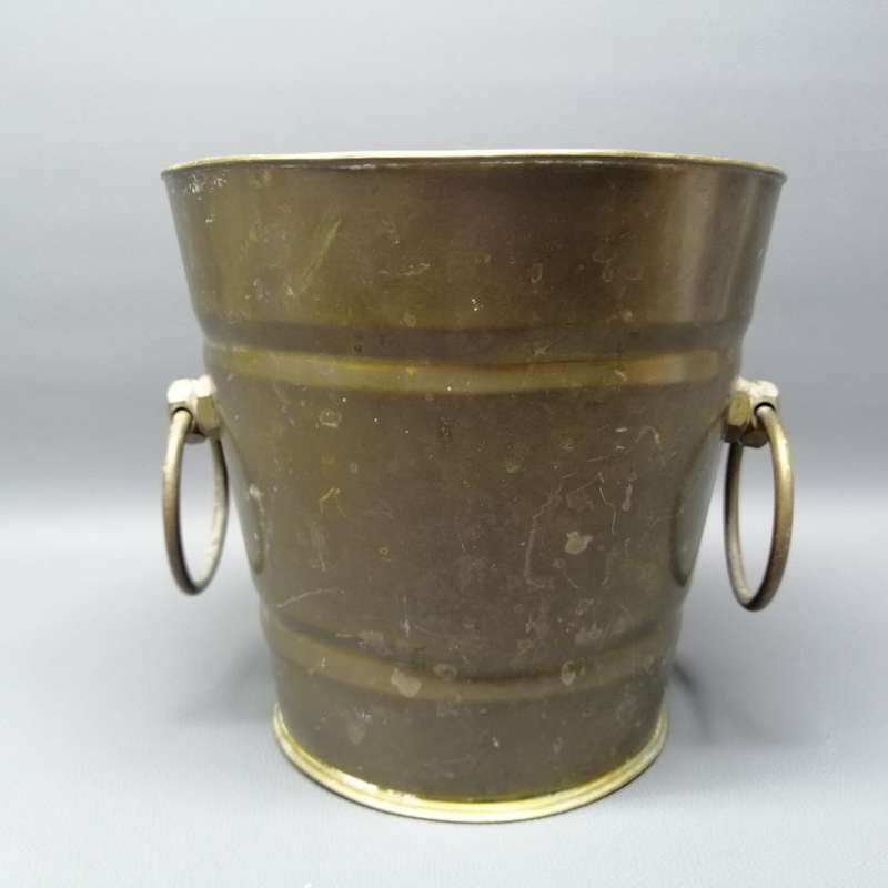 Vintage Marked Solid Brass Ice Bucket!!!