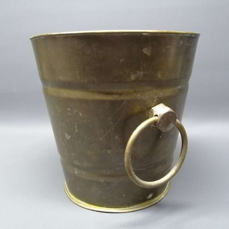 Vintage Marked Solid Brass Ice Bucket!!!