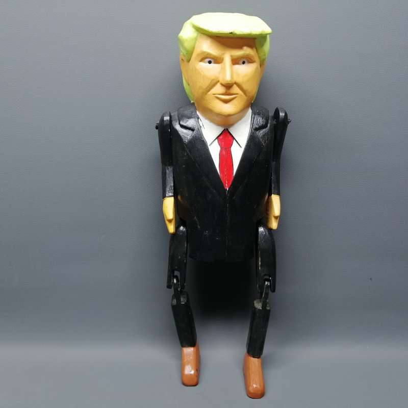 WOW!!! Large Hand Crafted Donald Articulated Wood Puppet!!!