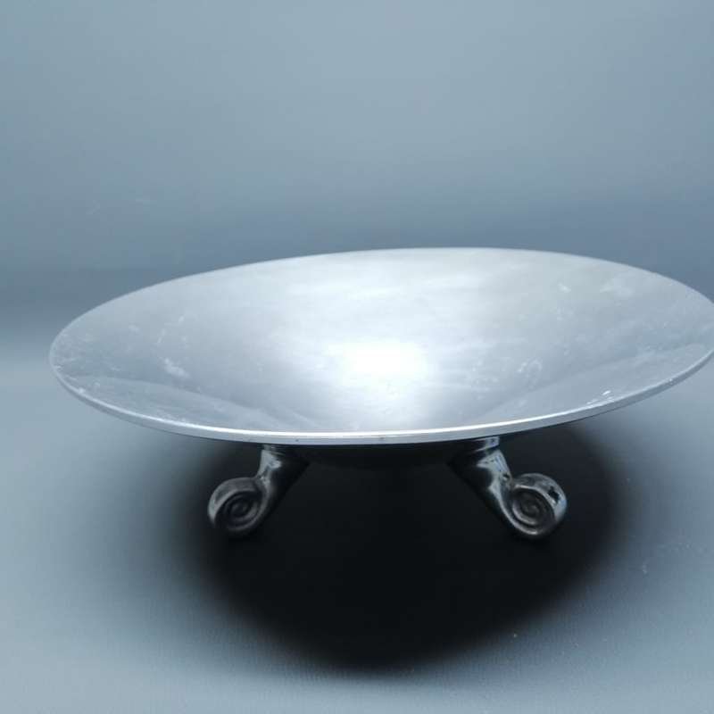 Large Cast Metal Carrol Boyes Styled Footed Fruit or Salad Bowl!!!