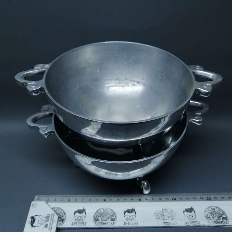 Two Large Cast Metal Carrol Boyes Styled Footed Serving Bowls!!! Bid Per Bowl!!!