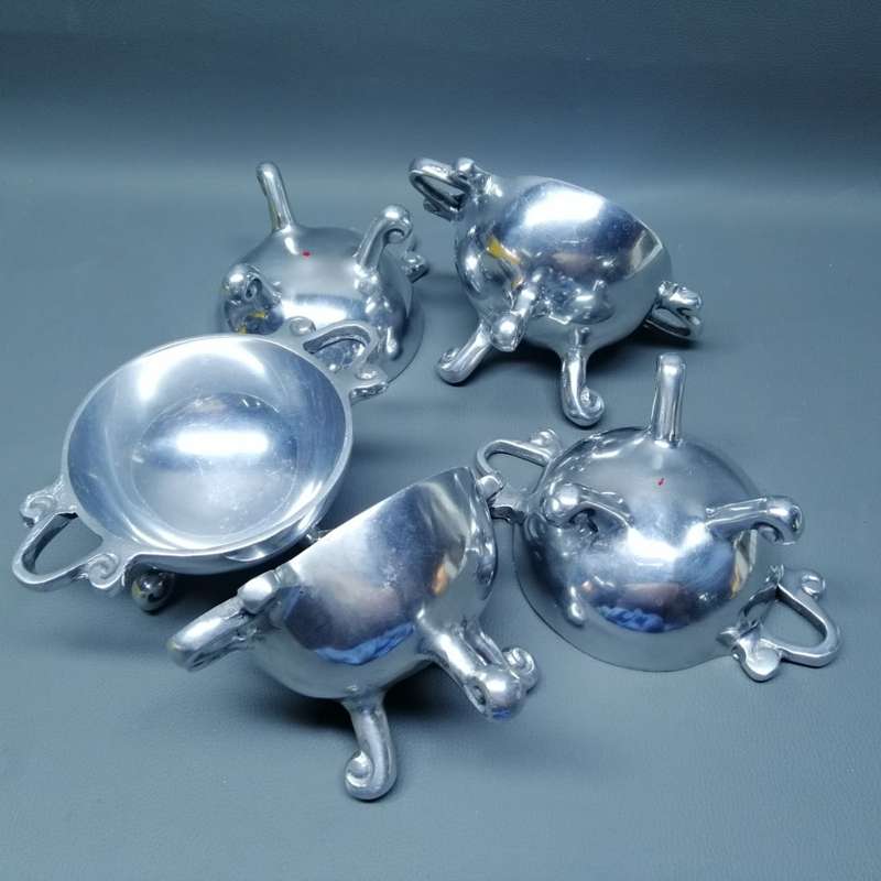 Five Cast Metal Carrol Boyes Styled Footed Serving Bowls!!! Bid Per Bowl!!!