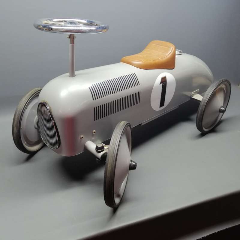 Original Gollnest & Kiesel German Push Pedal Car Metal Racer!!!