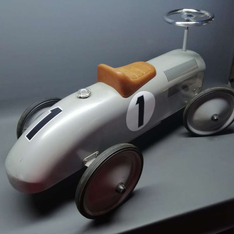 Original Gollnest & Kiesel German Push Pedal Car Metal Racer!!!