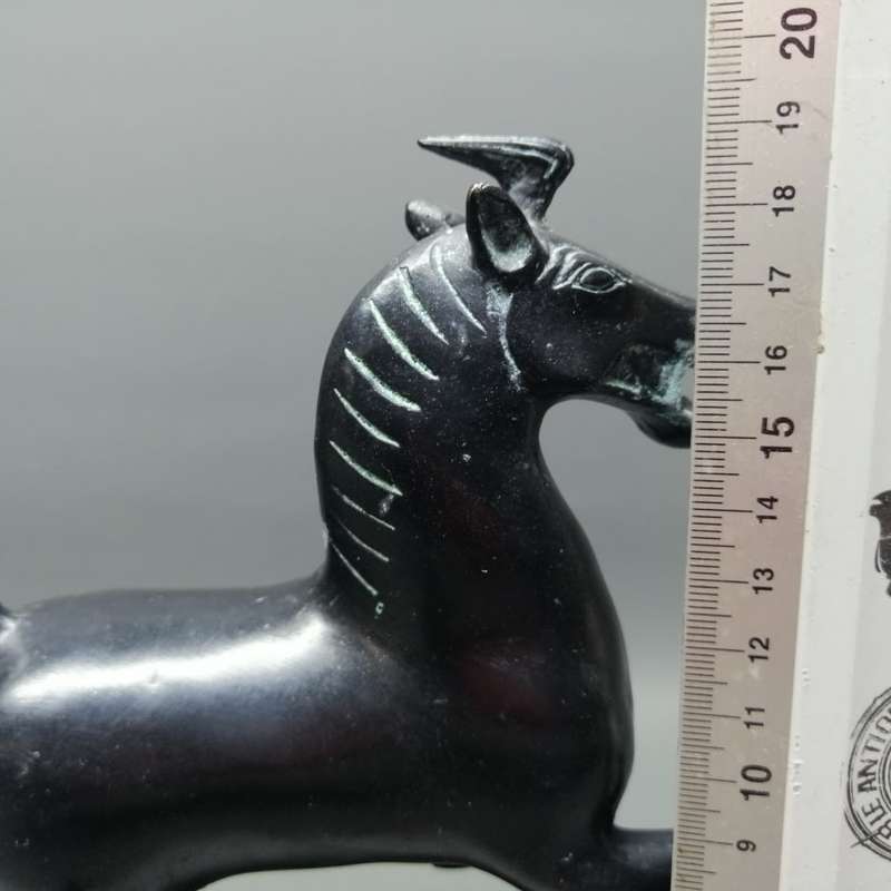 Fantastic!!! Original Oriental Cast Bronze Equestrian Boxed Statue!!!