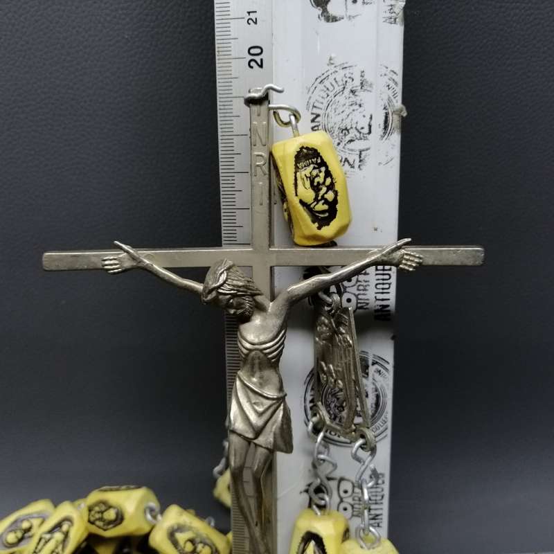 Large Wall Hanging Handcrafted Religious Rosary !!!