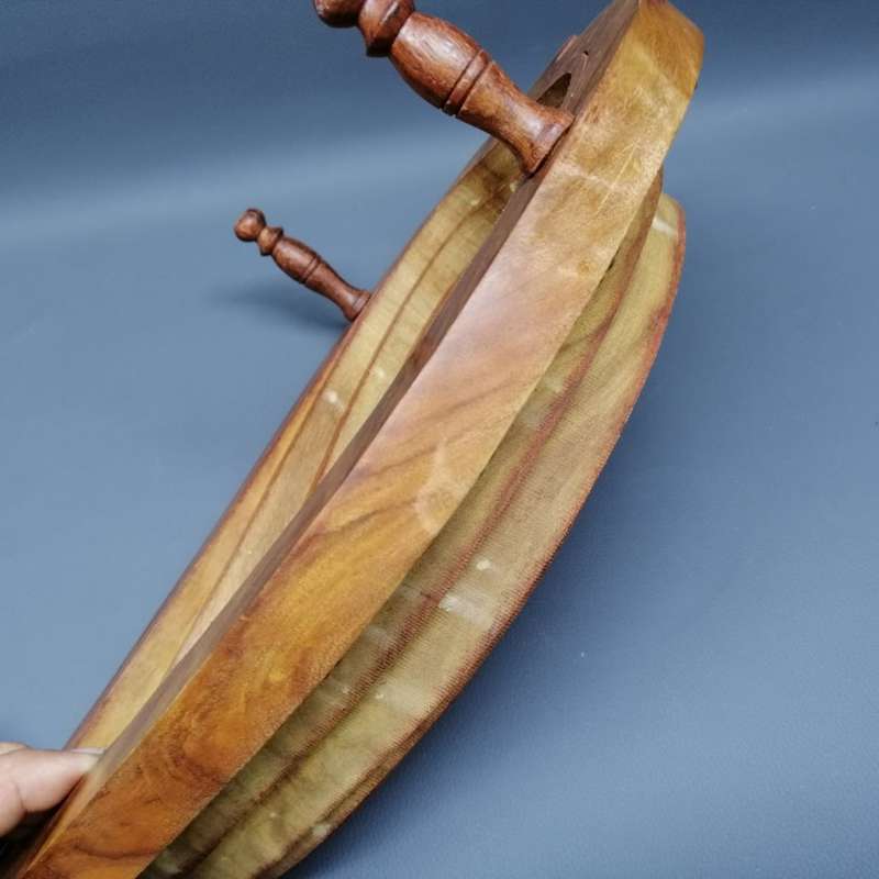 FANTASTIC!!! Handcrafted Footed Wood and Brass Pop Out Fruit Bowl!!!