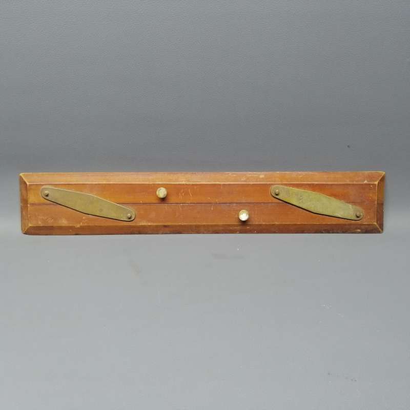 Original Vintage Wood and Brass Parallel Ruler!!!