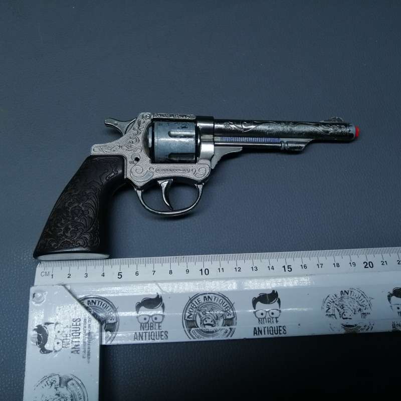 Original Vintage Die Cast Metal Spanish Cap Gun!!! Working!!!