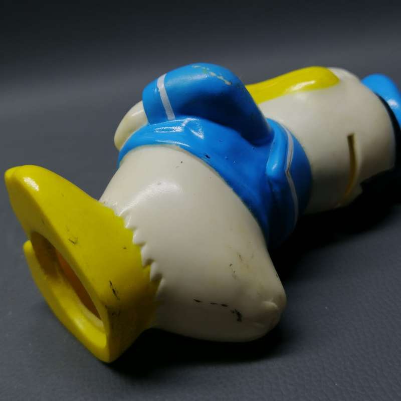 Highly Collectible Vintage Rubber Disney Donald Dick Savings Bank!!!