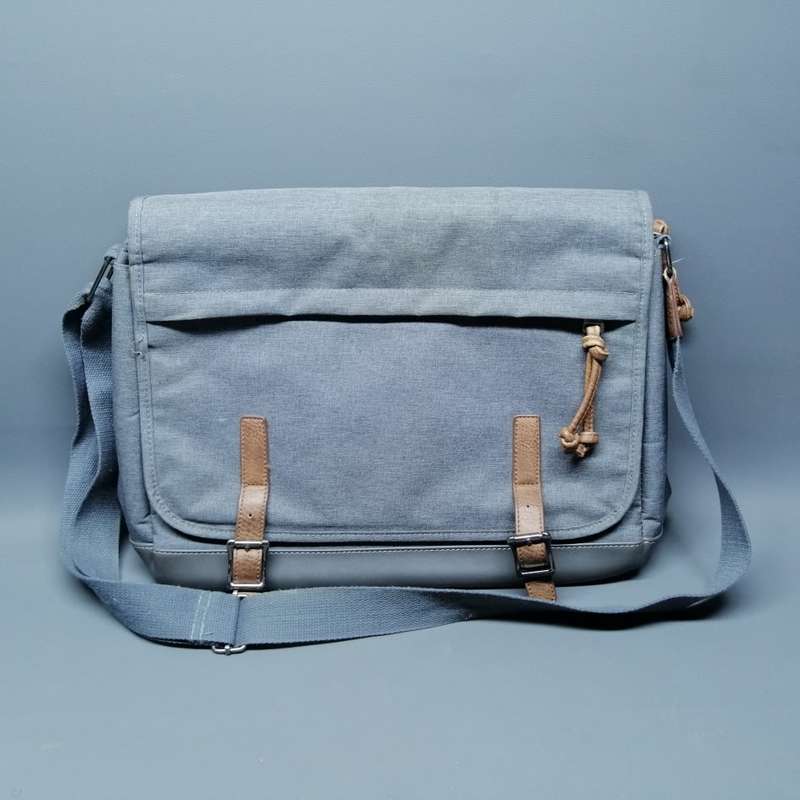 Original PU Leather and Denim Canvas Laptop Bag!!!