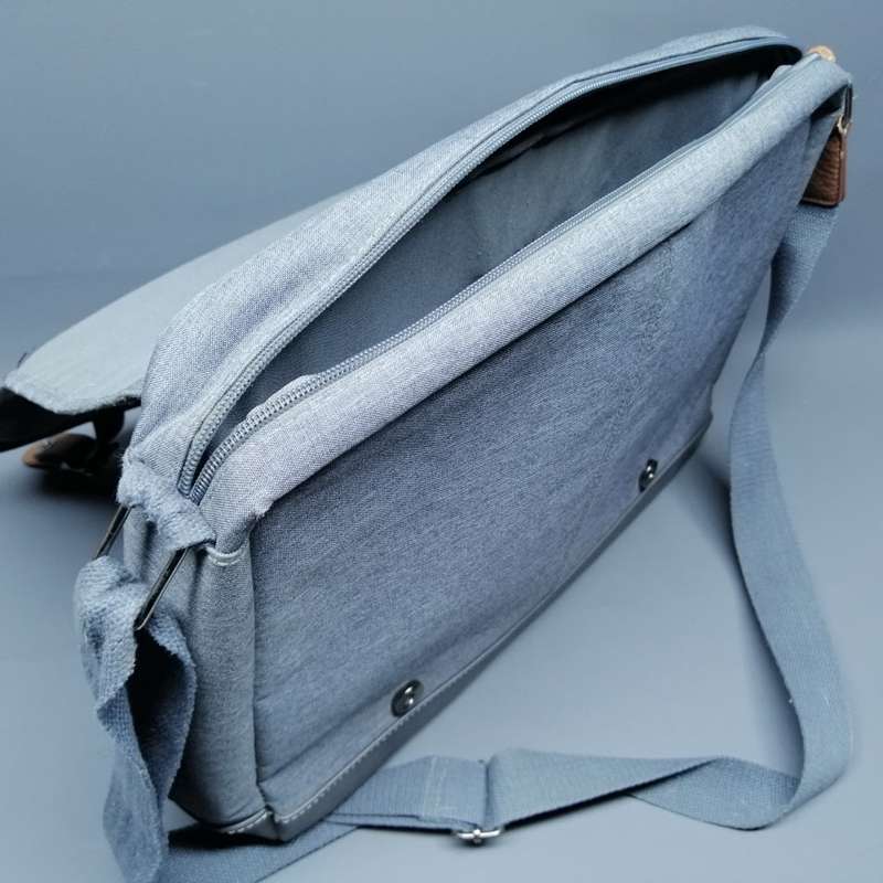 Original PU Leather and Denim Canvas Laptop Bag!!!
