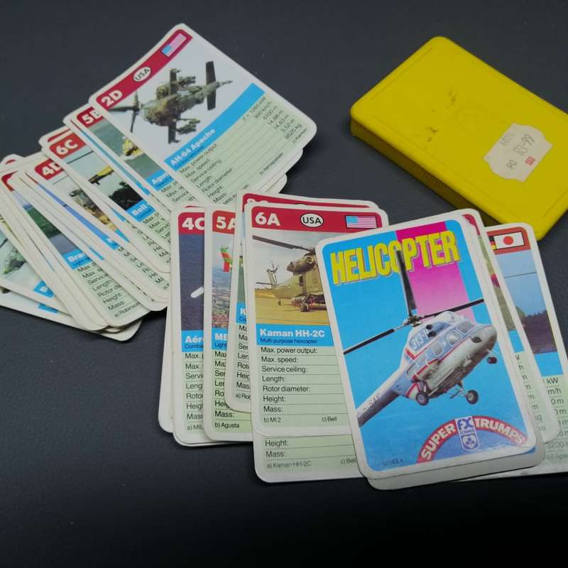 Original Supertrumps Helicopter Cards!!!