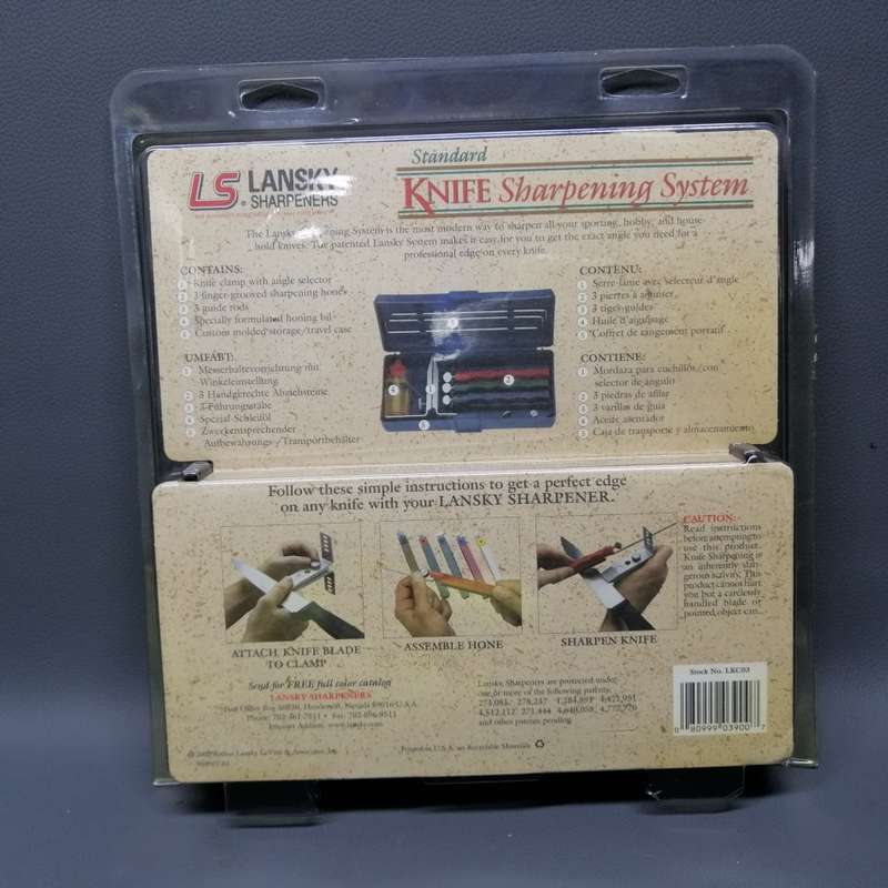 Original Boxed Lansky Standard Knife Sharpening Kit!!!