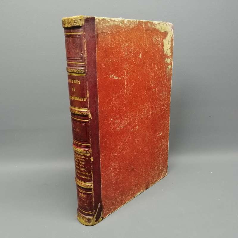RARE!!! Antique 1853 Illustrated Edition of The French Romantic writer François-René de Chateaubrian