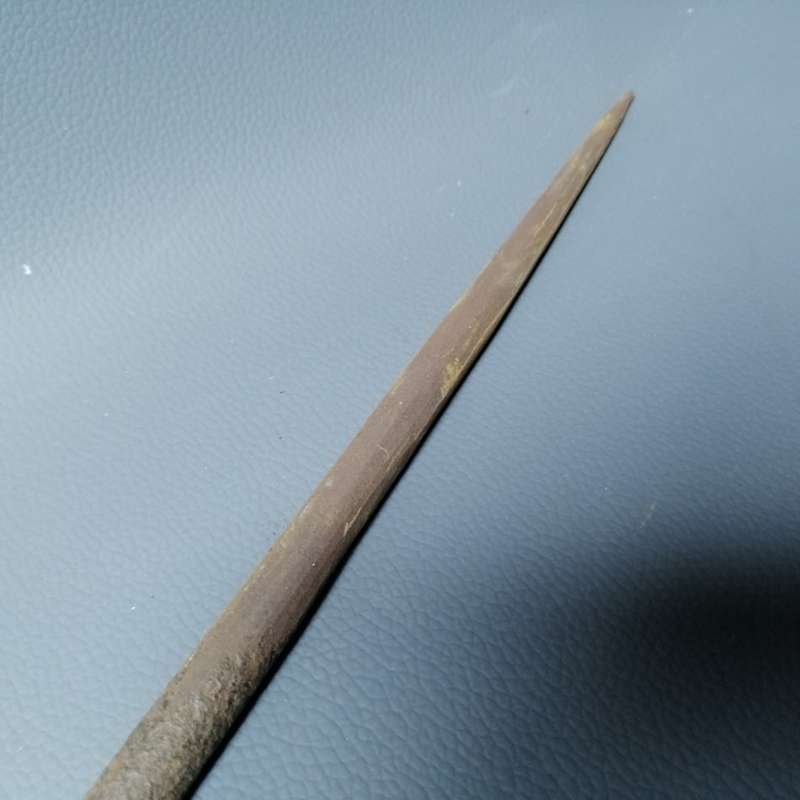 Fantastic!!! Extremely Old Forged Metal Original Zulu Spear!!!