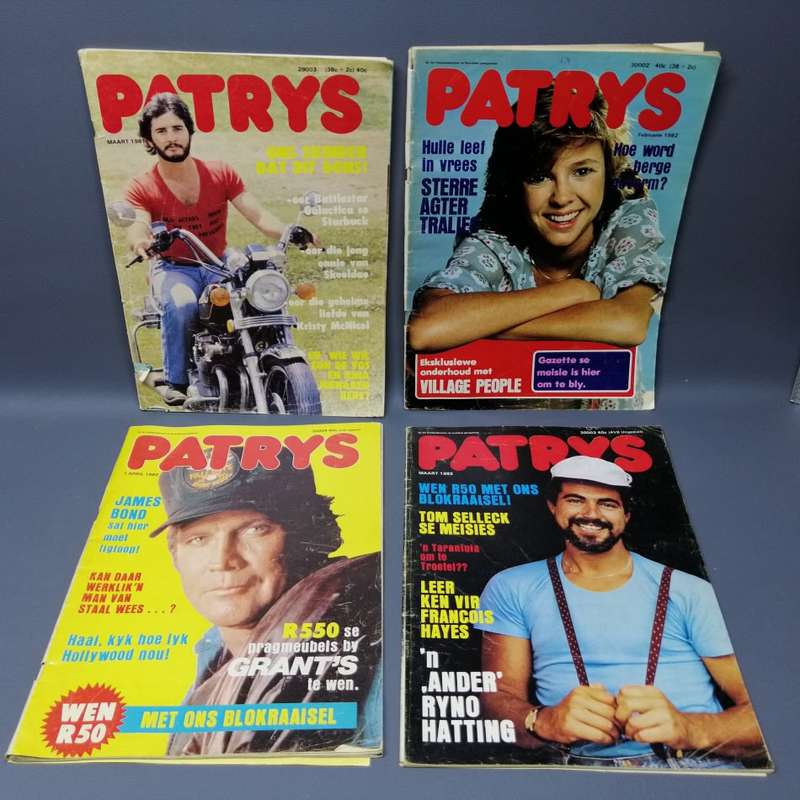 SUPER COOL!!! Original Vintage 1980's Patrys Magazine Collection!! Incl Steve Austen!!!