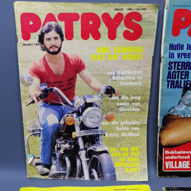 SUPER COOL!!! Original Vintage 1980's Patrys Magazine Collection!! Incl Steve Austen!!!