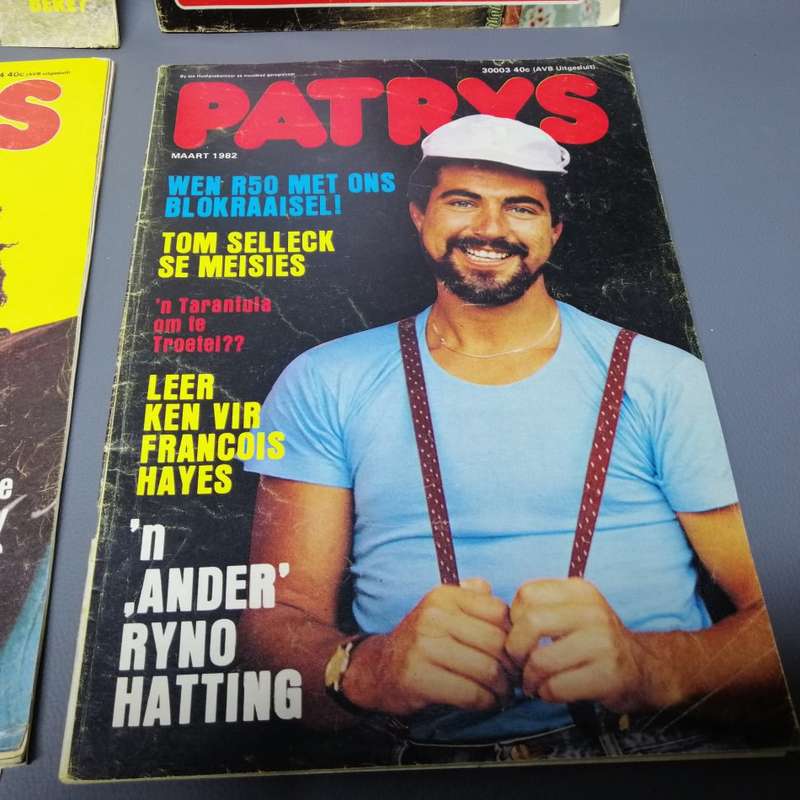 SUPER COOL!!! Original Vintage 1980's Patrys Magazine Collection!! Incl Steve Austen!!!