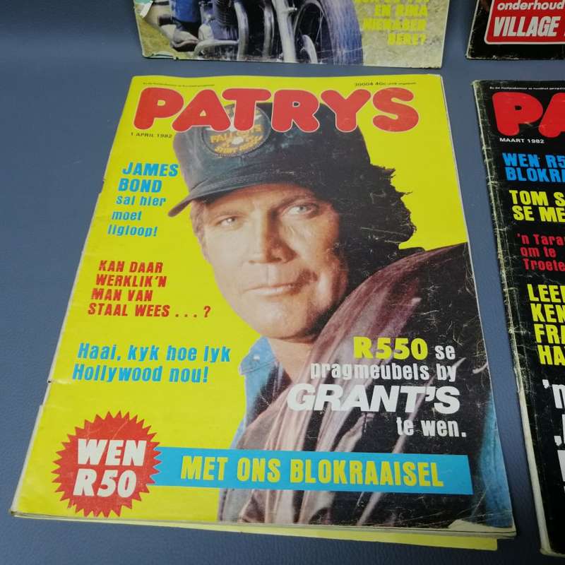 SUPER COOL!!! Original Vintage 1980's Patrys Magazine Collection!! Incl Steve Austen!!!