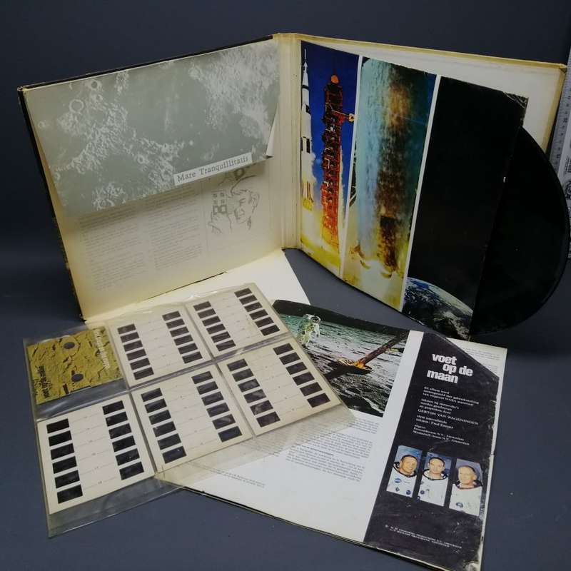SUPER COOL!!! SUPER RARE!!! Voet op de Maan, LP and Stereo Graph Collection!!!