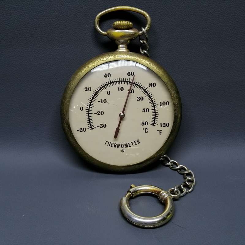 Large Vintage Pocket Watch Styled Thermometer!!!