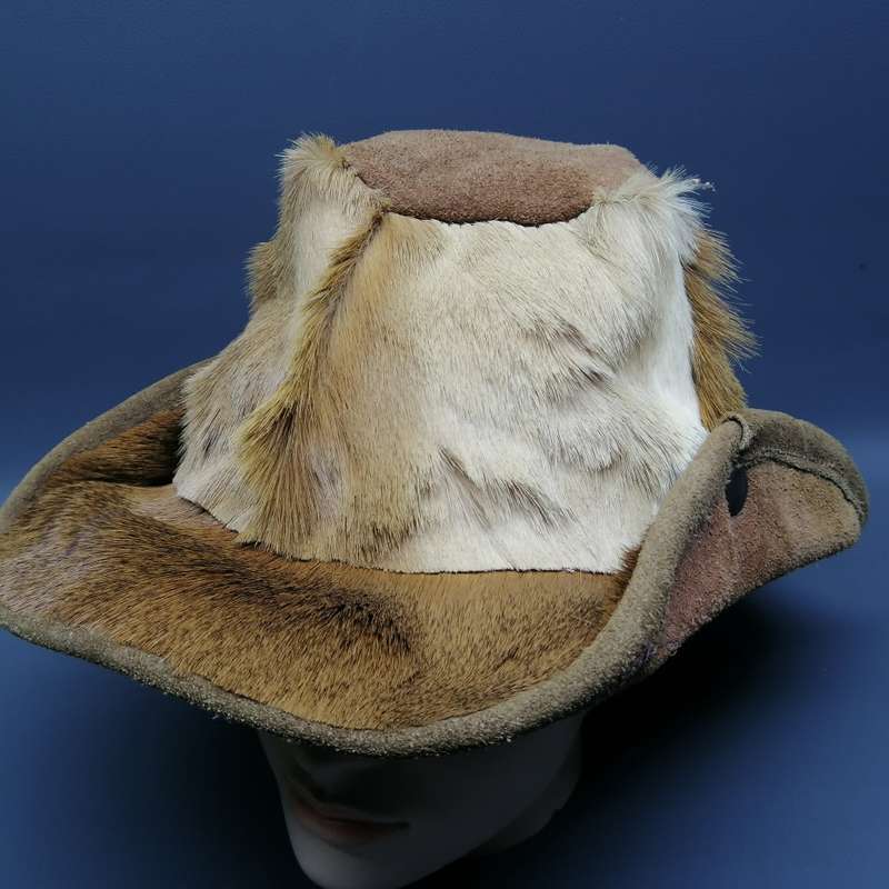 Original Genuine Leather and Soft Tanned Springbok Hyde Hat!!!!