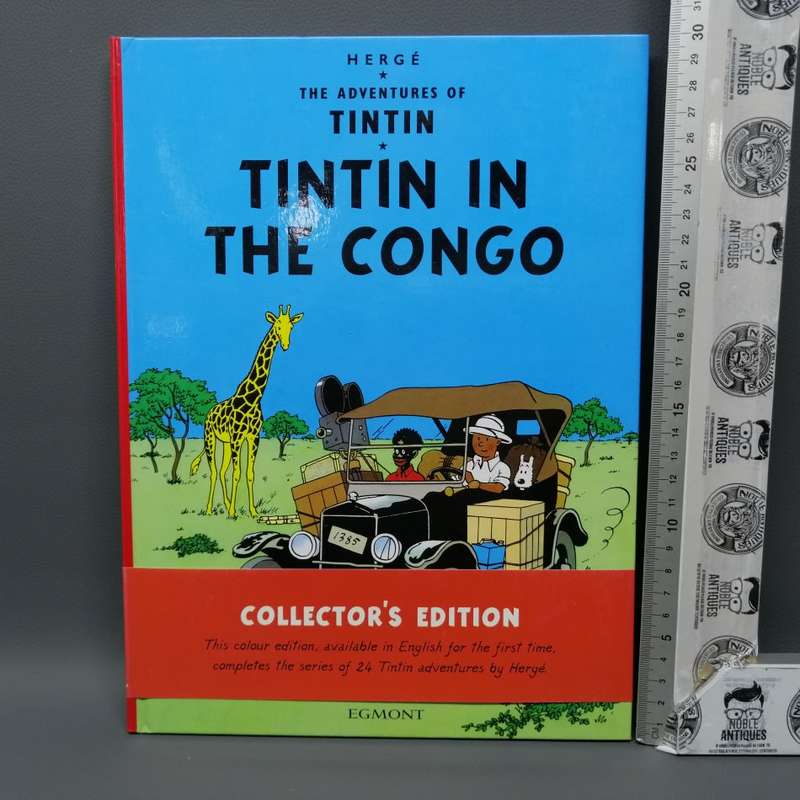 Original Highly Collectible Herge TINTIN In The Congo!!! Collector's Edition!!!