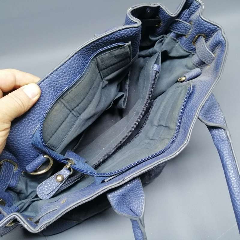 High Quality Brown PU Ostrich Leather Handbag!!!