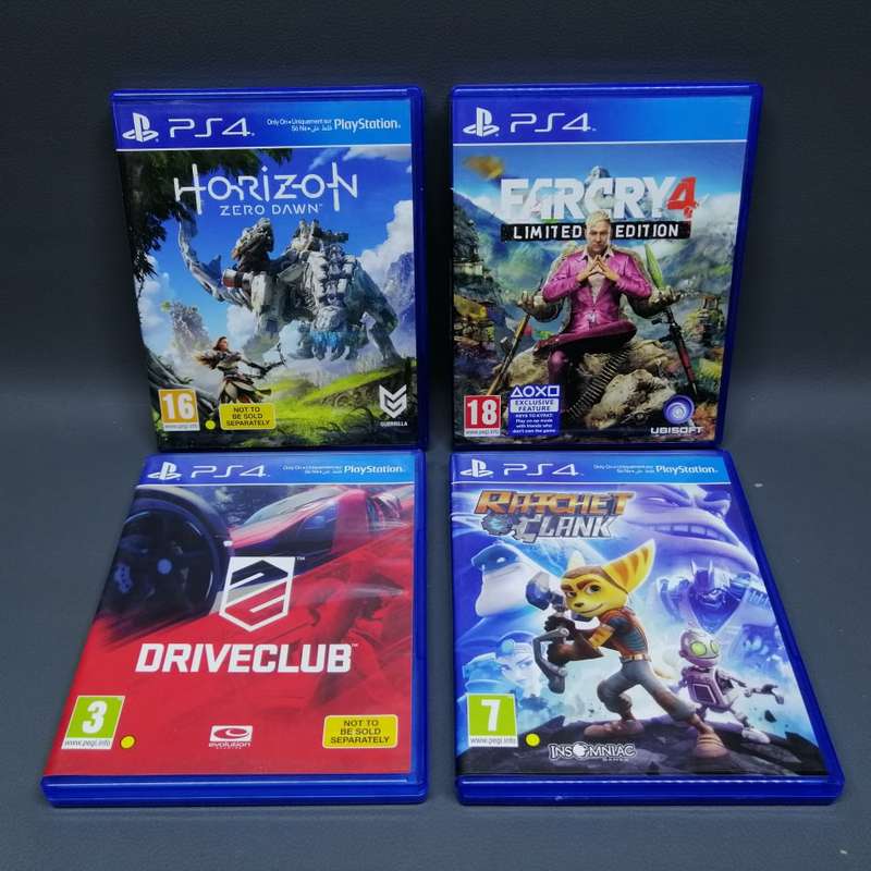 Original Boxed PS4 Game Collection!!! Bid For All 4 Games!!!