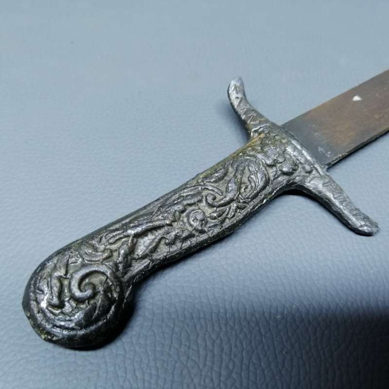 Antique Solid Cast Metal Greek Dagger!!!!