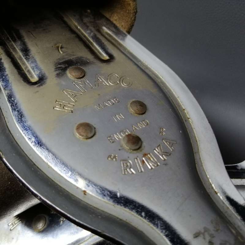 Super Cool!!! Vintage 1950's Hamaco "Rinka" Roller Skates With Nylon Wheels!!!