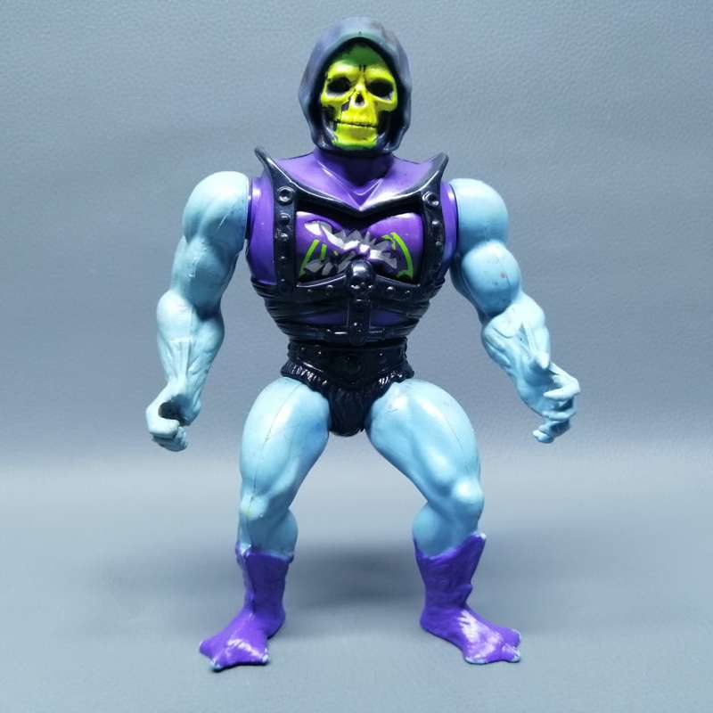 Original Vintage 1983 Mattel MOTU Skeletor Battle Armor Action Figure !!!