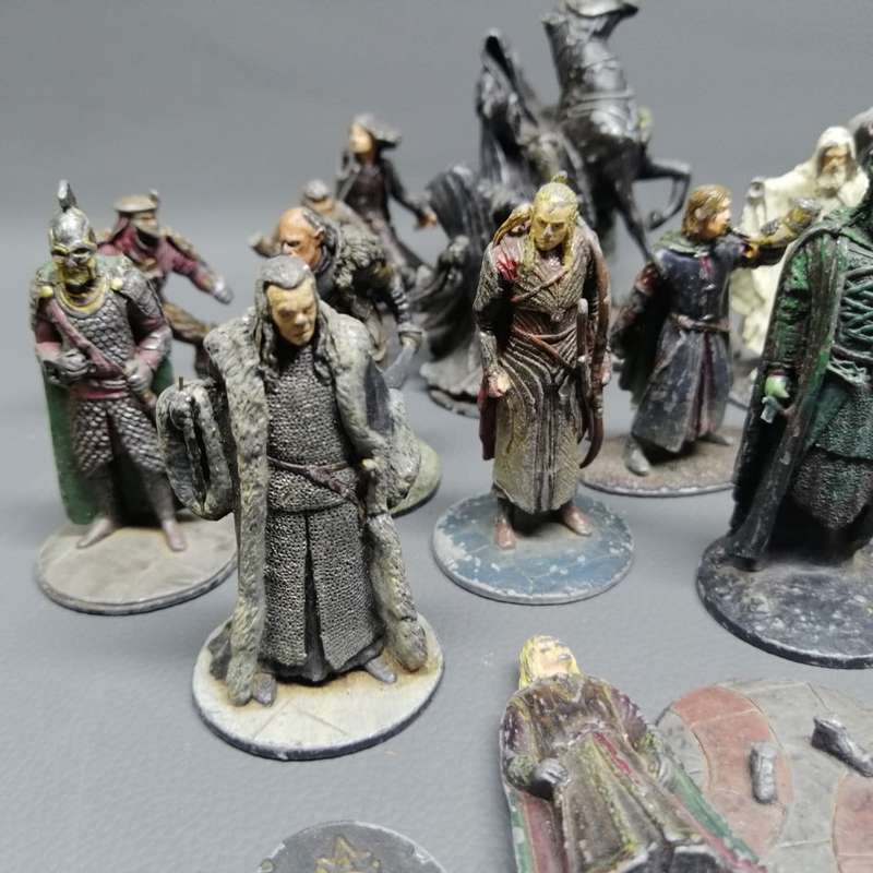 Large Original Hand Painted Lord Of The Rings Lead Figurine Collection!!! Bid For All!!!