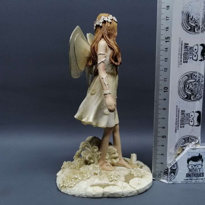 Highly Detailed Hand Painted Faerie and The Frog Figurine!!!