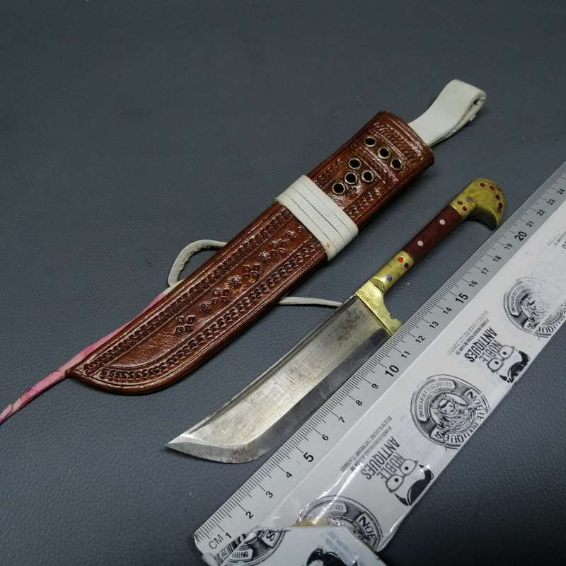 RARE!!!! Hand Crafted Middle Eastern Dagger and Leather Sheath!!!
