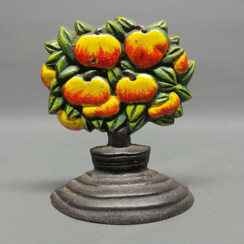 Original Apple Tree Cast Iron Door Stop!!!