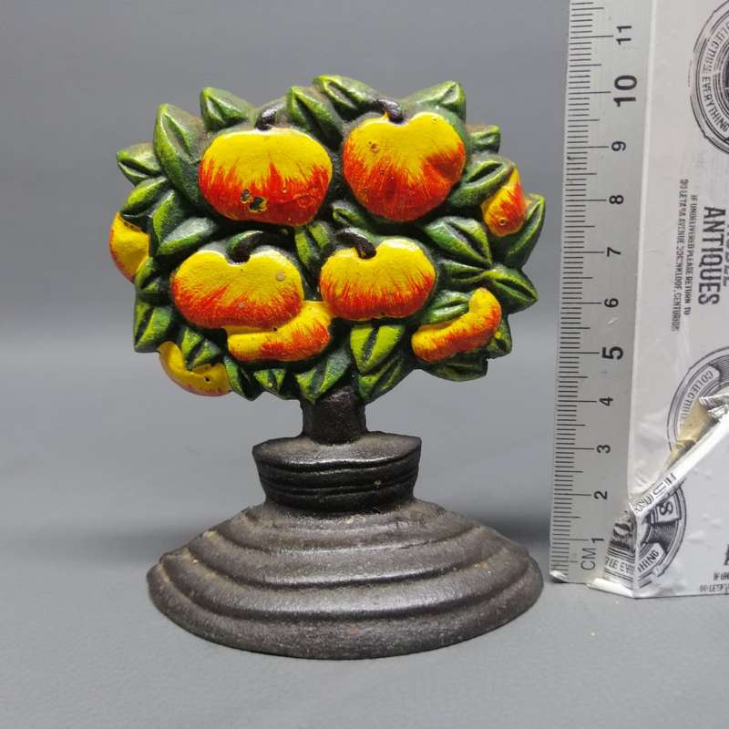 Original Apple Tree Cast Iron Door Stop!!!