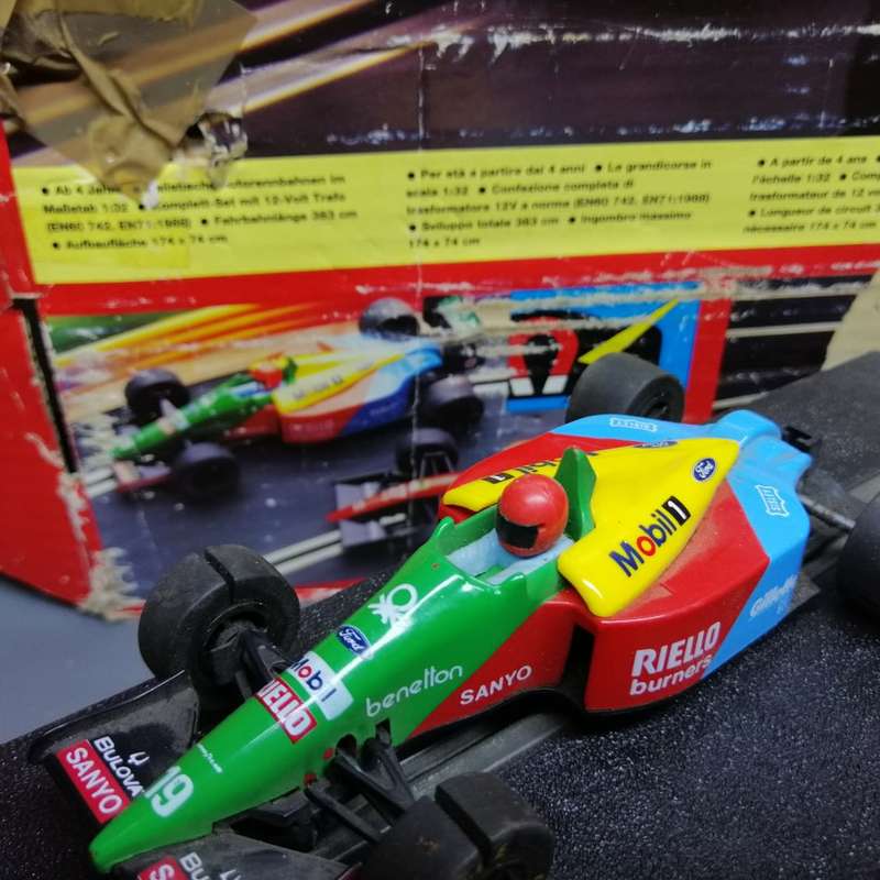 Original Scalextric Grand Prix Slot Car Set!!! Not Tested!!!
