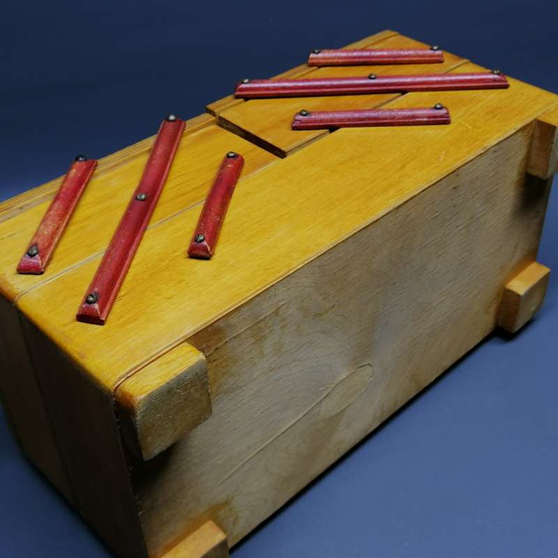 Fantastic!!! Vintage Danish Design Wood Needlework or Tool Box!!!