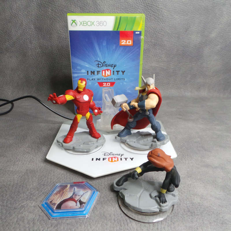Original Xbox 360 Disney Infinity Game and Figurines!!!