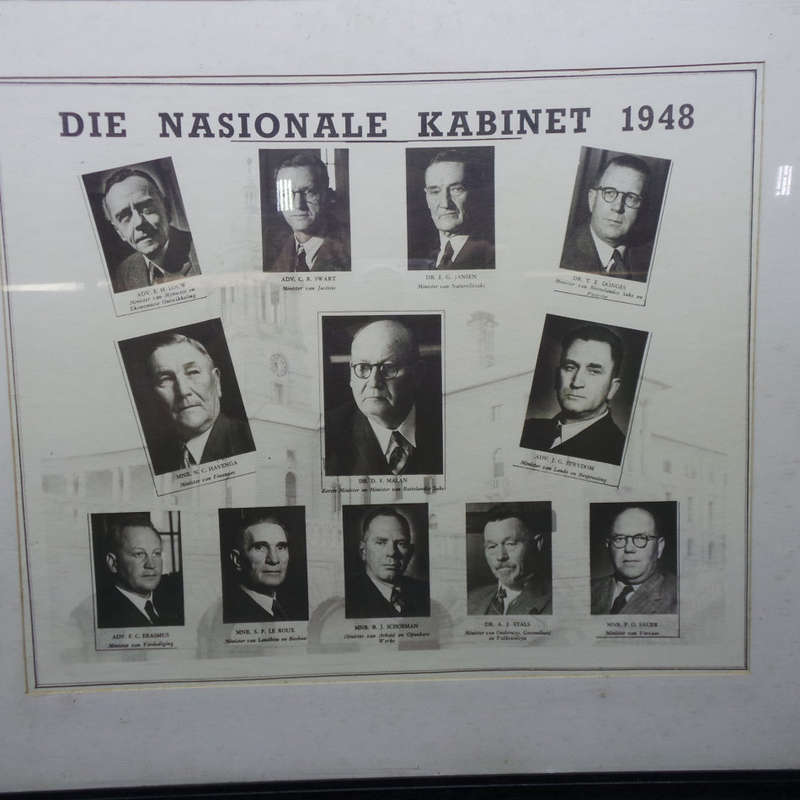 Rare Find!!! Vintage Framed "Die Nationale Kabinet 1948" 650 mm x 550mm