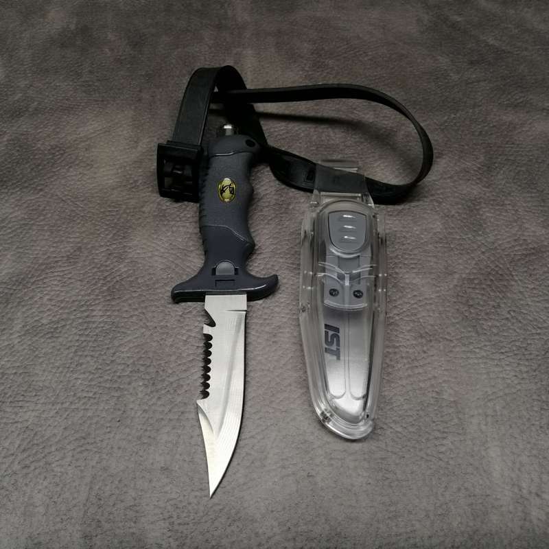 Original IST Diving Knife and Scabbard!!! Like New!!!